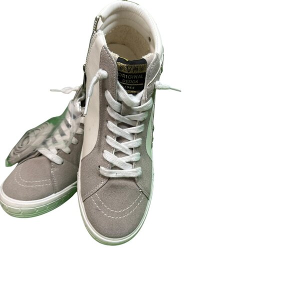 Vintage Havana SneakersGold trimmed multi Mix Star Studded High Tops SZ:8 - Picture 10 of 10